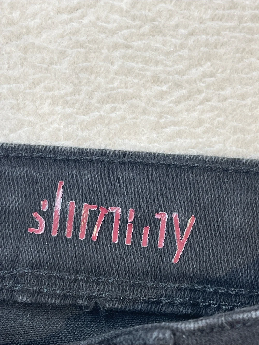 7 For All Mankind GIRLS SIZE 10  Black Straight-Leg Jeans